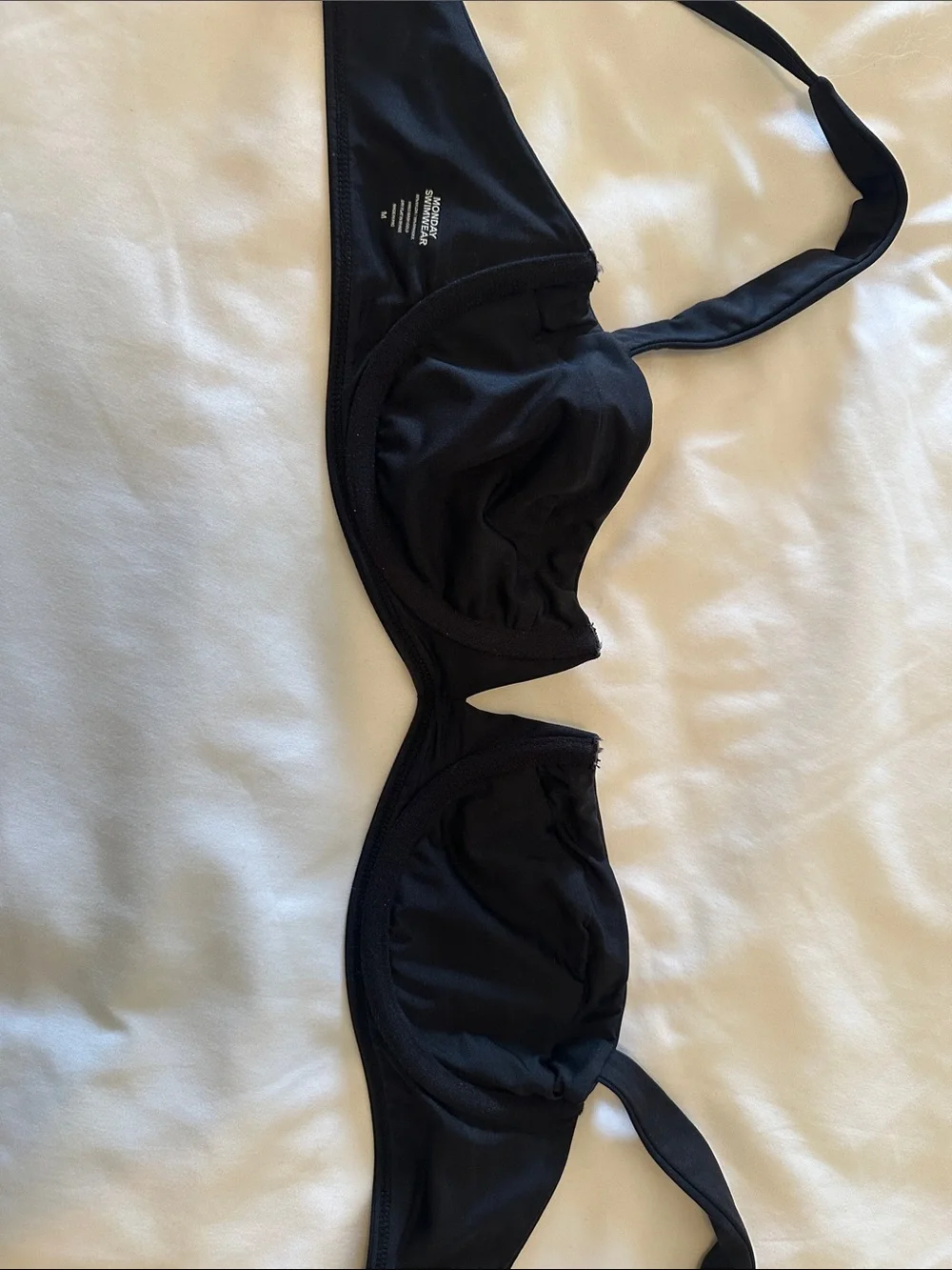 Monday Swimwear Clovelly Black Underwire Bikini Top